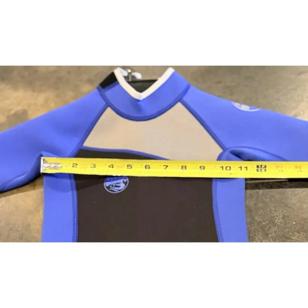 NWT Scuba Donkey Wetsuit Size 6 Youth (5-6Y) Blue/ Black /Gray